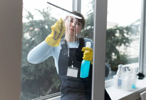 Nettoyage de vitres intérieures et extérieures à Cobonne